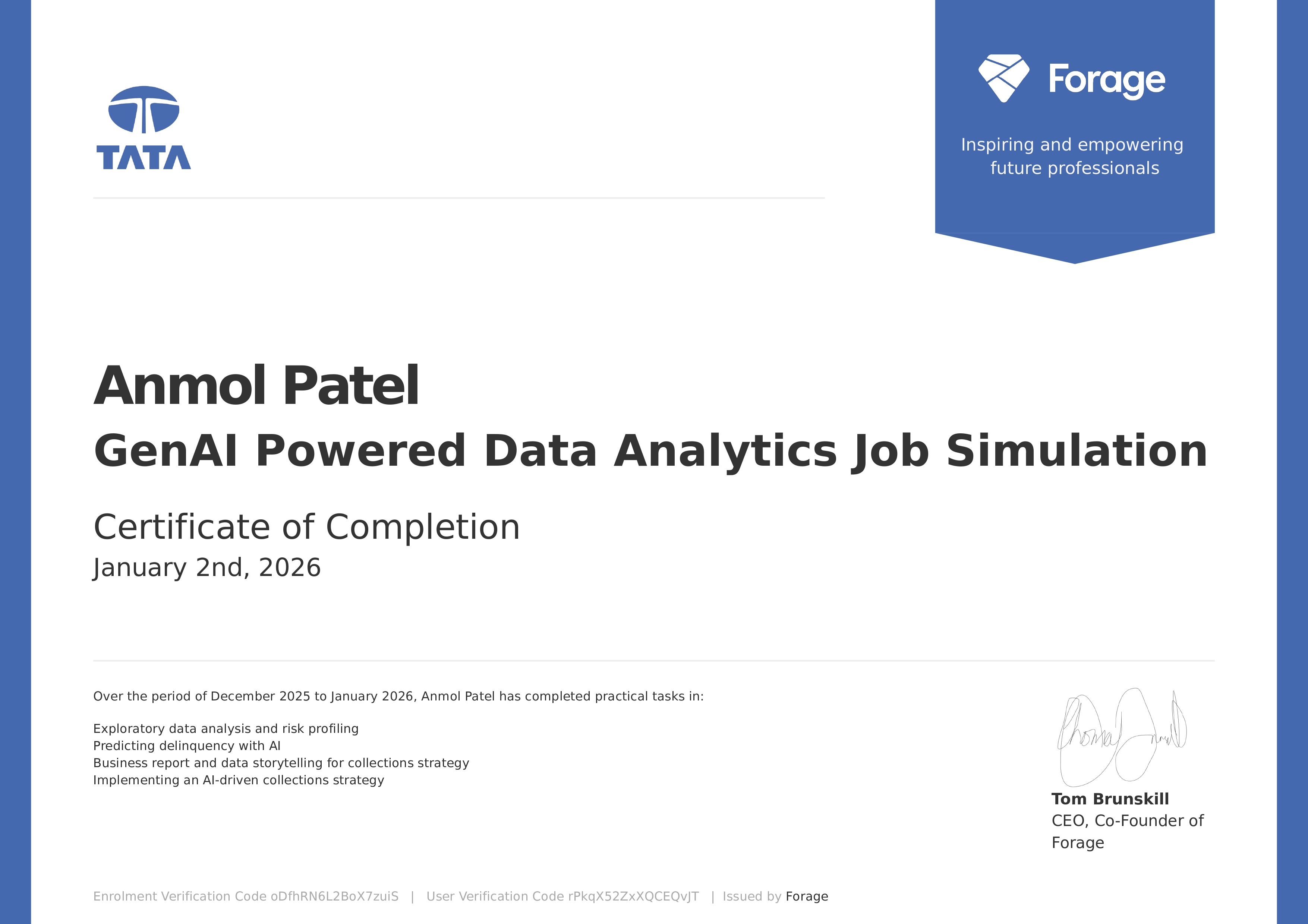 GenAI Powered Data Analytics Job Simulation