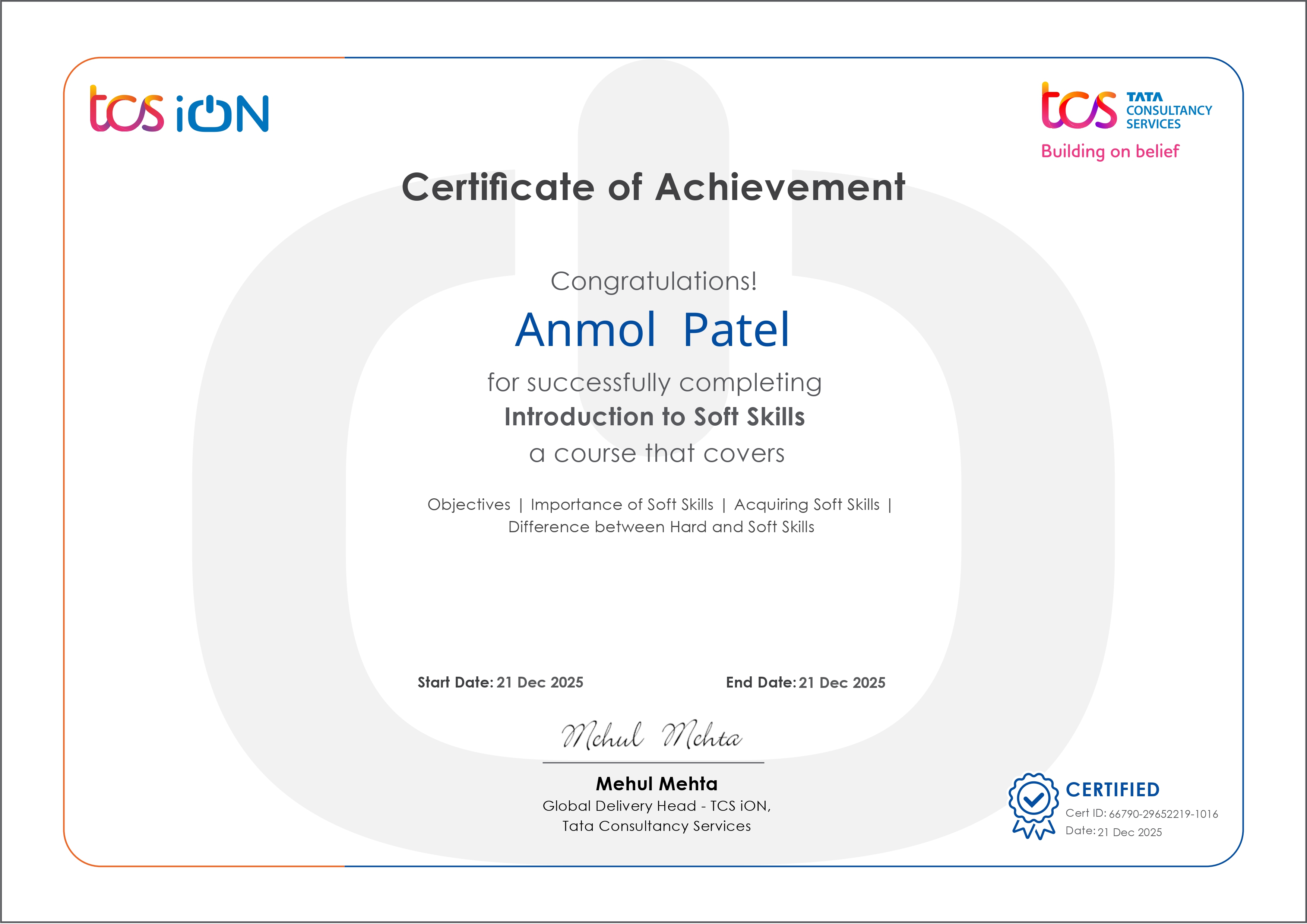 Introduction to Soft Skills