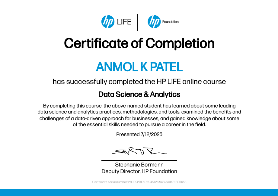 Data Science & Analytics